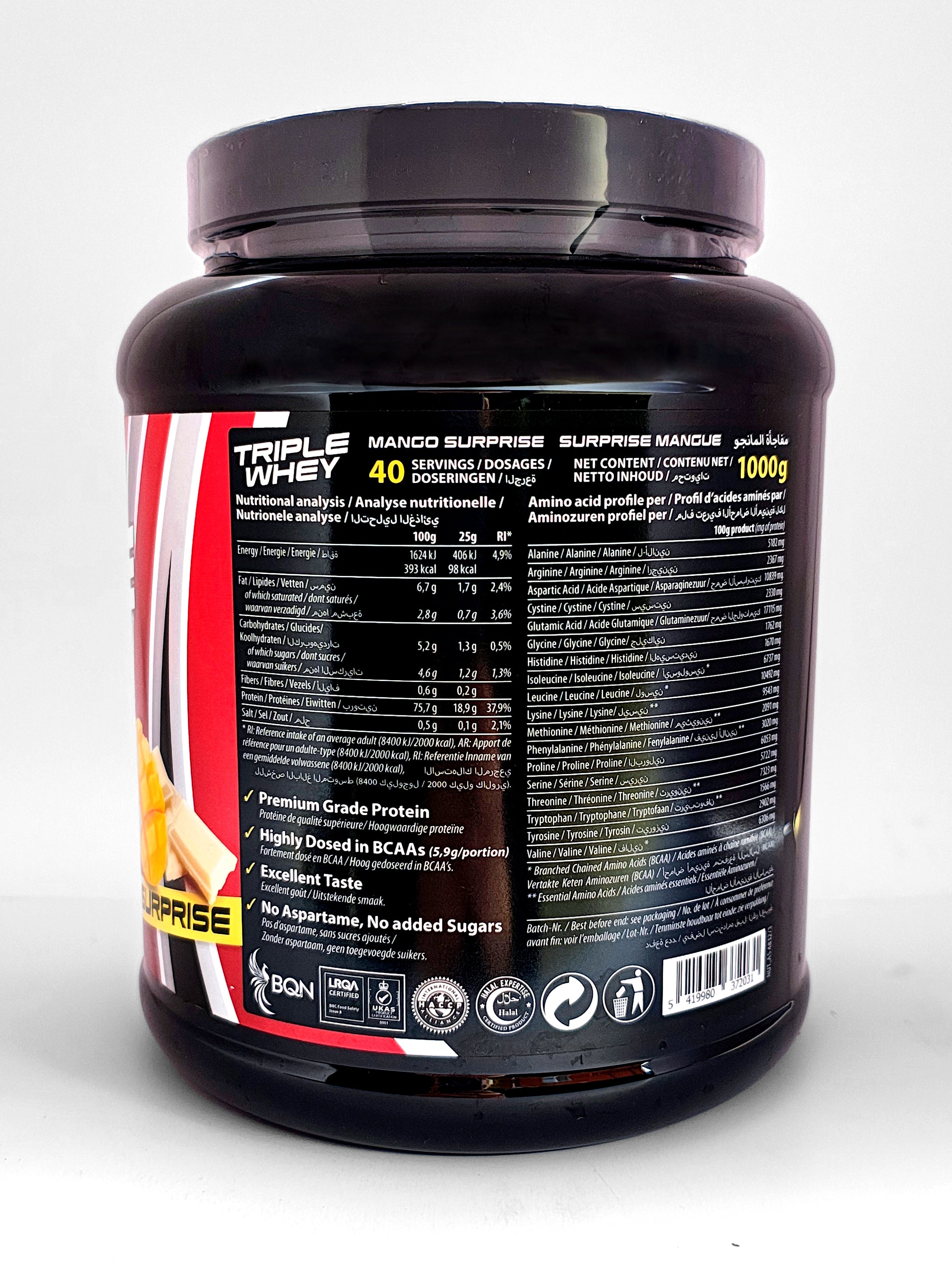 BQN TRIPLE WHEY – Mango Surprise
